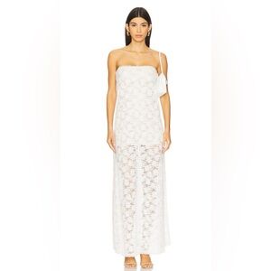 Kinera Maxi Dress in White